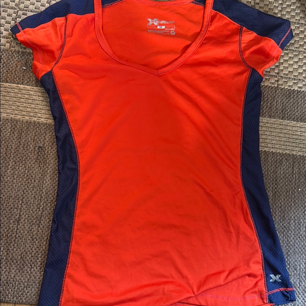 Xersion Women's Orange and Navy Skirt